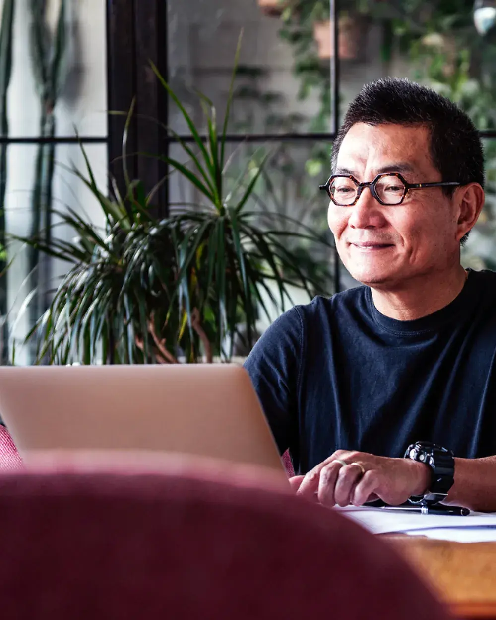 Man using Esteemed Virtual Office